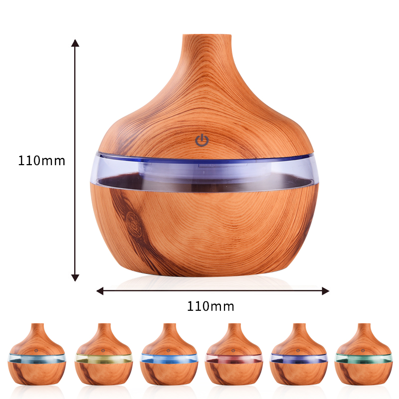saengQ Electric Humidifier Essential Aroma Oil Diffuser Ultrasonic Wood Grain Air Humidifier USB Mini Mist Maker LED Light For saengQ Electric Humidifier Essential Aroma Oil Diffuser Ultrasonic Wood Grain Air Humidifier USB Mini Mist Maker LED Light For