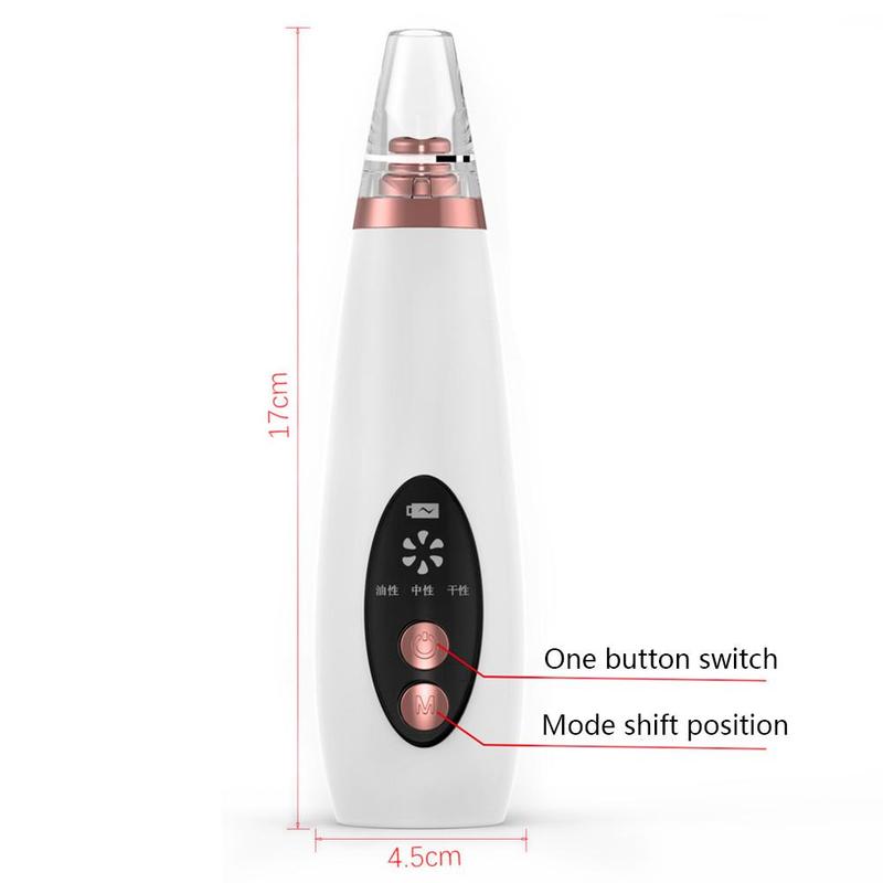 Blackhead Remover Face Pore Vacuum Skin Care Acne Pore Cleaner Pimple Removal Vacuum Suction Facial Tools USB Rechargeable Blackhead Remover Face Pore Vacuum Skin Care Acne Pore Cleaner Pimple Removal Vacuum Suction Facial Tools USB Rechargeable