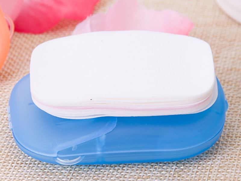 20 40 60 100 Pcs / Box Travel Hand-washing Soap Paper Multifunctional Aroma Sliced Cleaning Paper Disposable Boxed Mini Soap 20 40 60 100 Pcs / Box Travel Hand-washing Soap Paper Multifunctional Aroma Sliced Cleaning Paper Disposable Boxed Mini Soap