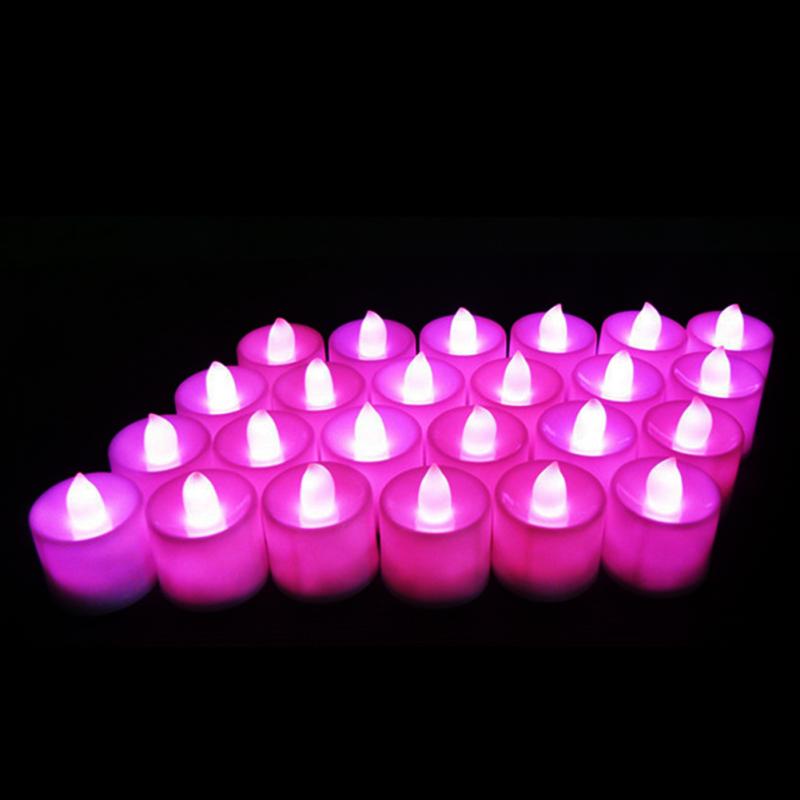 1PC Flameless LED  Candles Light Tealight Tea Wedding Romantic Colorful Candles Lights for Party Wedding Decorations 1PC Flameless LED  Candles Light Tealight Tea Wedding Romantic Colorful Candles Lights for Party Wedding Decorations