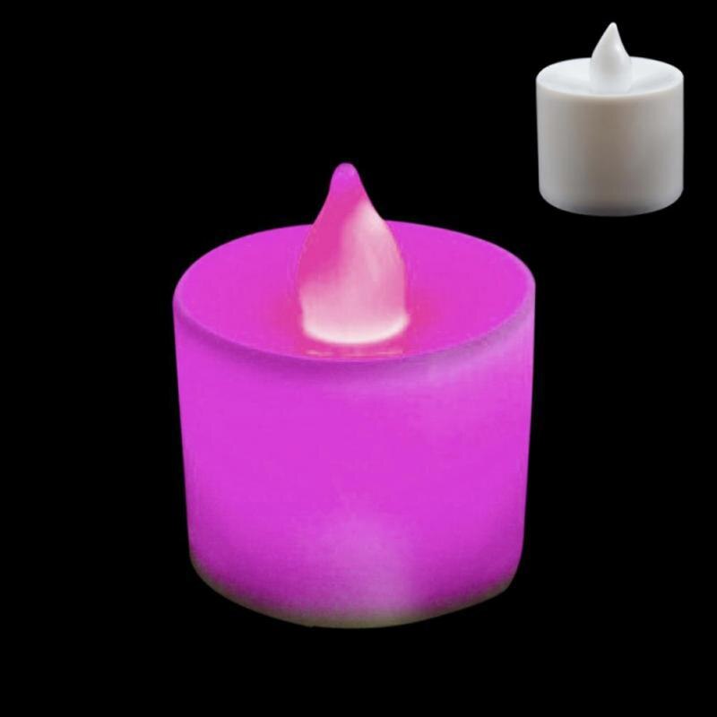 1PC Flameless LED  Candles Light Tealight Tea Wedding Romantic Colorful Candles Lights for Party Wedding Decorations 1PC Flameless LED  Candles Light Tealight Tea Wedding Romantic Colorful Candles Lights for Party Wedding Decorations