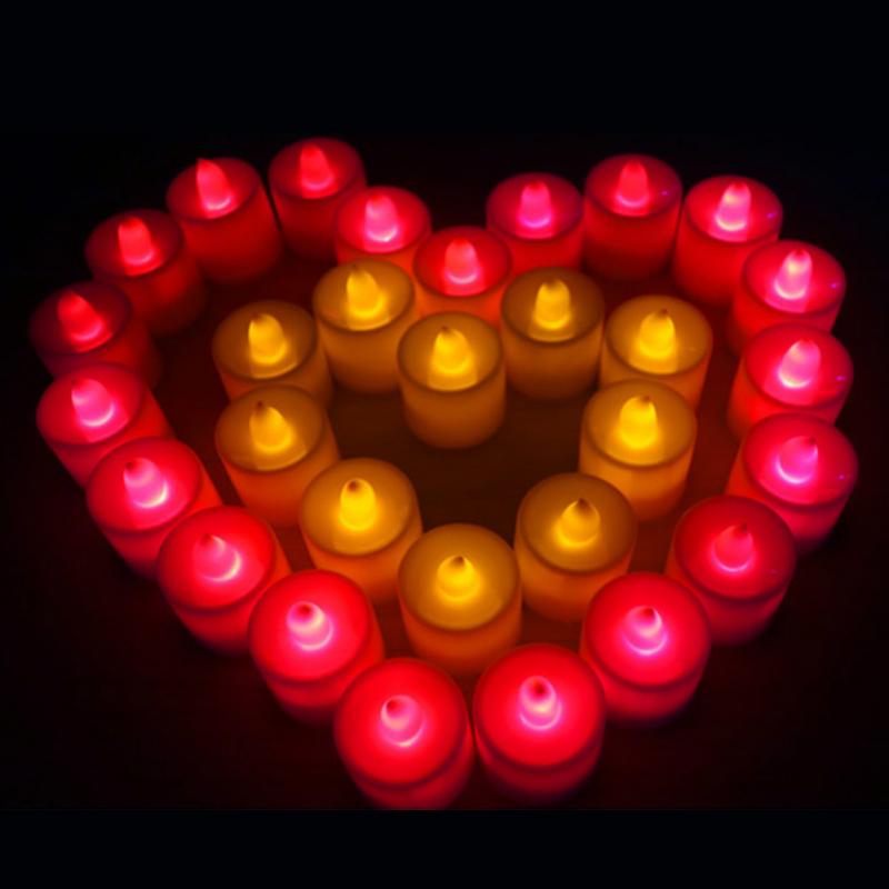 1PC Flameless LED  Candles Light Tealight Tea Wedding Romantic Colorful Candles Lights for Party Wedding Decorations 1PC Flameless LED  Candles Light Tealight Tea Wedding Romantic Colorful Candles Lights for Party Wedding Decorations