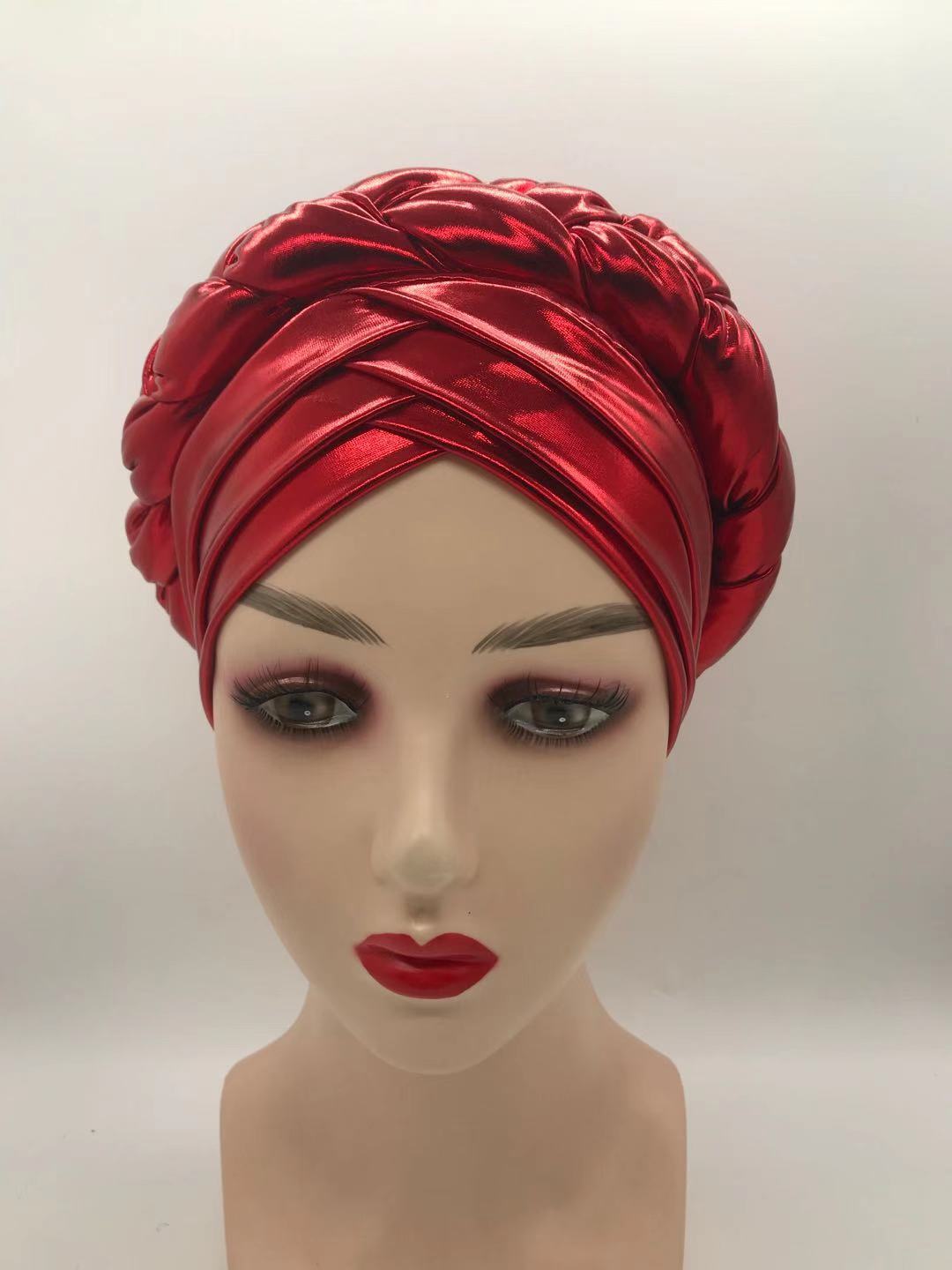 2020 african braid turbans for Women auto gele headties nigerian female turban caps cross ready to wear head wraps bonnet 2020 african braid turbans for Women auto gele headties nigerian female turban caps cross ready to wear head wraps bonnet