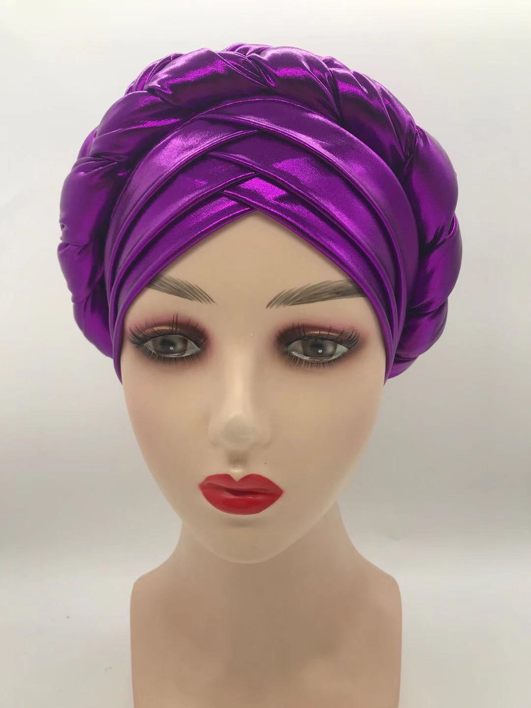 2020 african braid turbans for Women auto gele headties nigerian female turban caps cross ready to wear head wraps bonnet 2020 african braid turbans for Women auto gele headties nigerian female turban caps cross ready to wear head wraps bonnet
