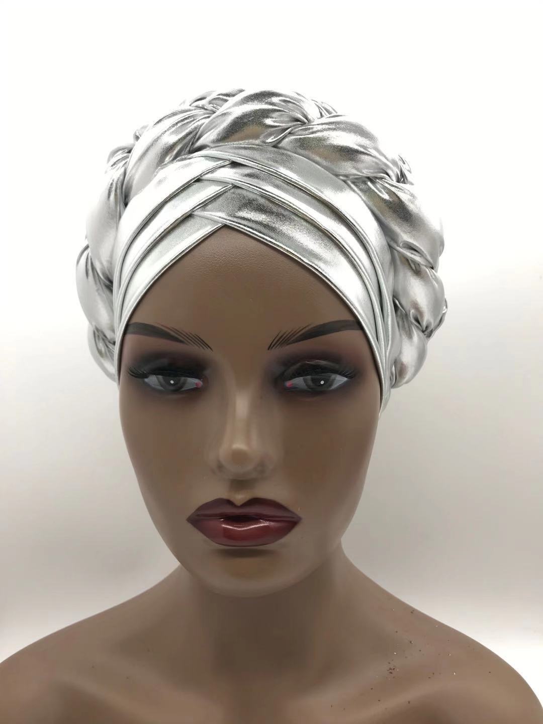 2020 african braid turbans for Women auto gele headties nigerian female turban caps cross ready to wear head wraps bonnet 2020 african braid turbans for Women auto gele headties nigerian female turban caps cross ready to wear head wraps bonnet