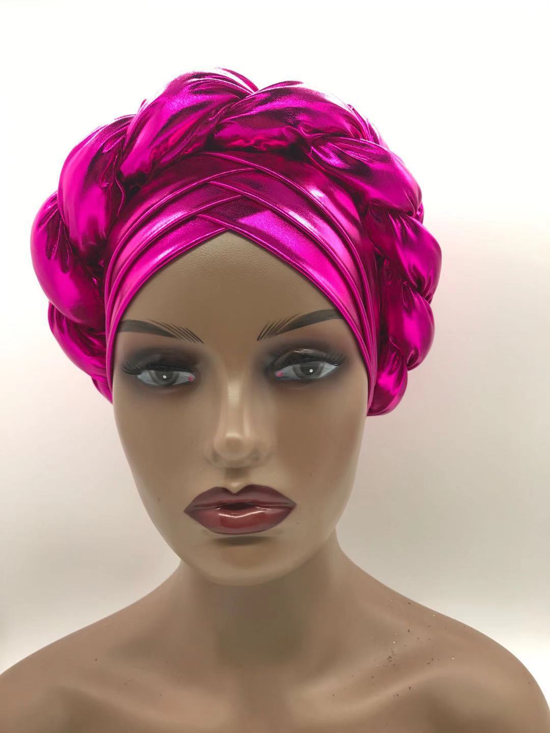 2020 african braid turbans for Women auto gele headties nigerian female turban caps cross ready to wear head wraps bonnet 2020 african braid turbans for Women auto gele headties nigerian female turban caps cross ready to wear head wraps bonnet
