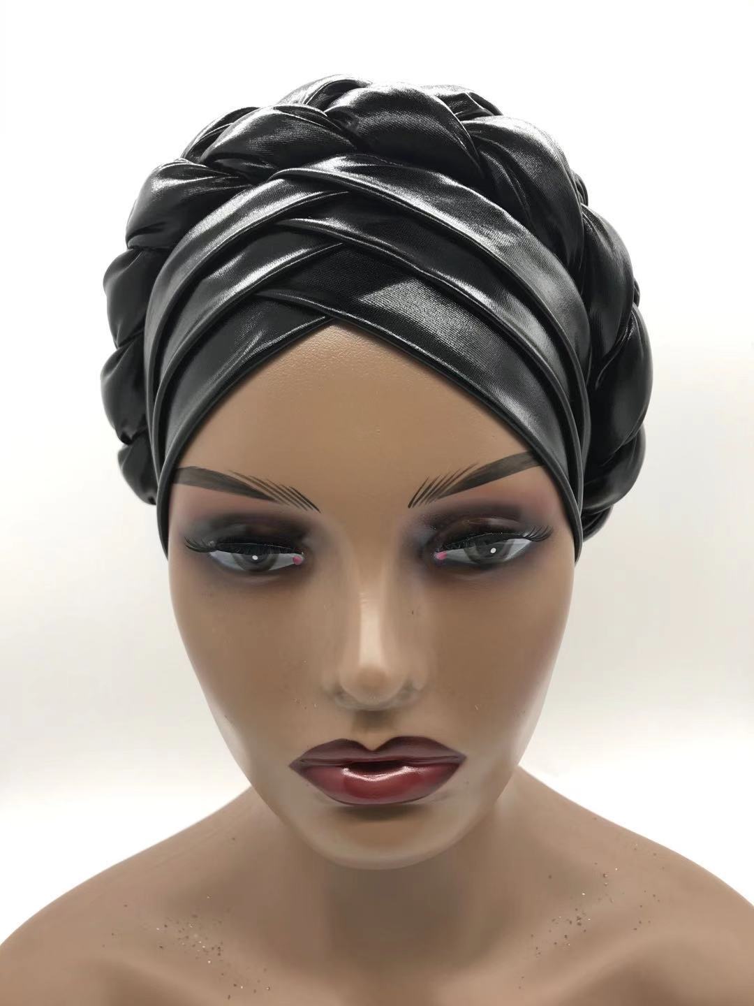 2020 african braid turbans for Women auto gele headties nigerian female turban caps cross ready to wear head wraps bonnet 2020 african braid turbans for Women auto gele headties nigerian female turban caps cross ready to wear head wraps bonnet