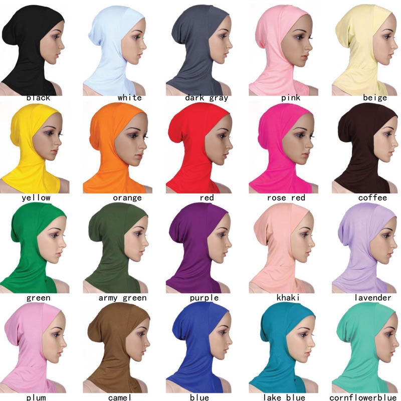 Muslim Underscarf Women Veil Hijab Head Scarves Muslim Women Scarf Turbans Head For Women Women’s Hijabs Hijab Caps Hat Islamic Muslim Underscarf Women Veil Hijab Head Scarves Muslim Women Scarf Turbans Head For Women Women's Hijabs Hijab Caps Hat Islamic