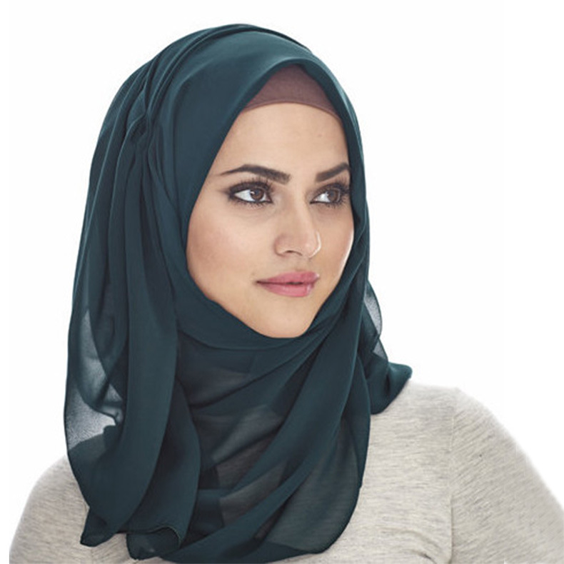 72*175cm Muslim Chiffon Hijab Shawls Scarf Women Solid Color Head Wraps Women Hijabs Scarves Ladies Foulard Femme muslim veil 72*175cm Muslim Chiffon Hijab Shawls Scarf Women Solid Color Head Wraps Women Hijabs Scarves Ladies Foulard Femme muslim veil