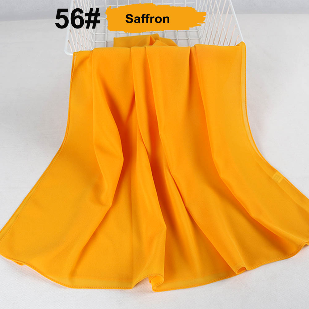 good stitching stitch plain high quality premium heavy Chiffon hijab scarf Malaysian Women's scarves hijabs long shawl shawls