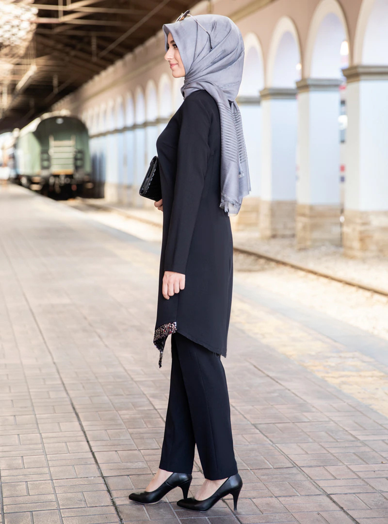 Eid Abaya Turkey Muslim Hijab Kaftan Dubai Set Caftan Turkish Islamic Clothing Ramadan Dresses For Women Ropa Suit M ~ 4XL