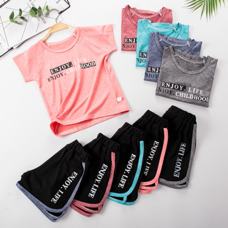 2020 Summer Kids Clothing Sets Quick-drying Suit Boys Sports Sets Girls T Shirts And Shorts 2Pcs/set Baby Clothes 2020 Summer Kids Clothing Sets Quick-drying Suit Boys Sports Sets Girls T Shirts And Shorts 2Pcs/set Baby Clothes