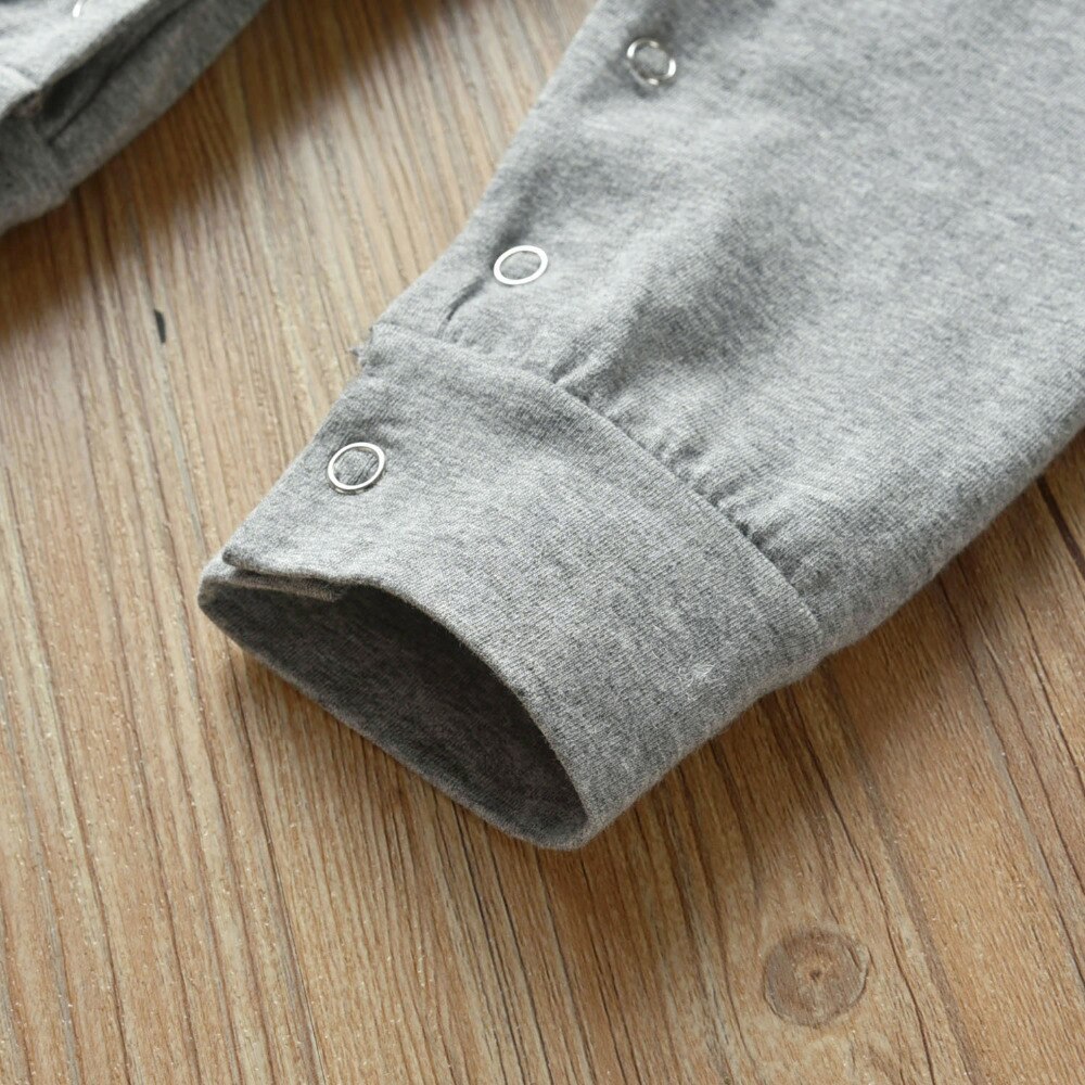 Baby Boys Girls Romper Cotton Long Sleeve Letter Mom Plus Dad Equal Me Jumpsuit Infant Clothing Autumn Newborn Baby Clothes