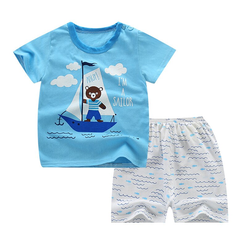 2018 Summer Girls Clothing sets Children's clothing Girl Short sleeve T-shirt + Pant Fashion Style New Arrival Kids clothes
