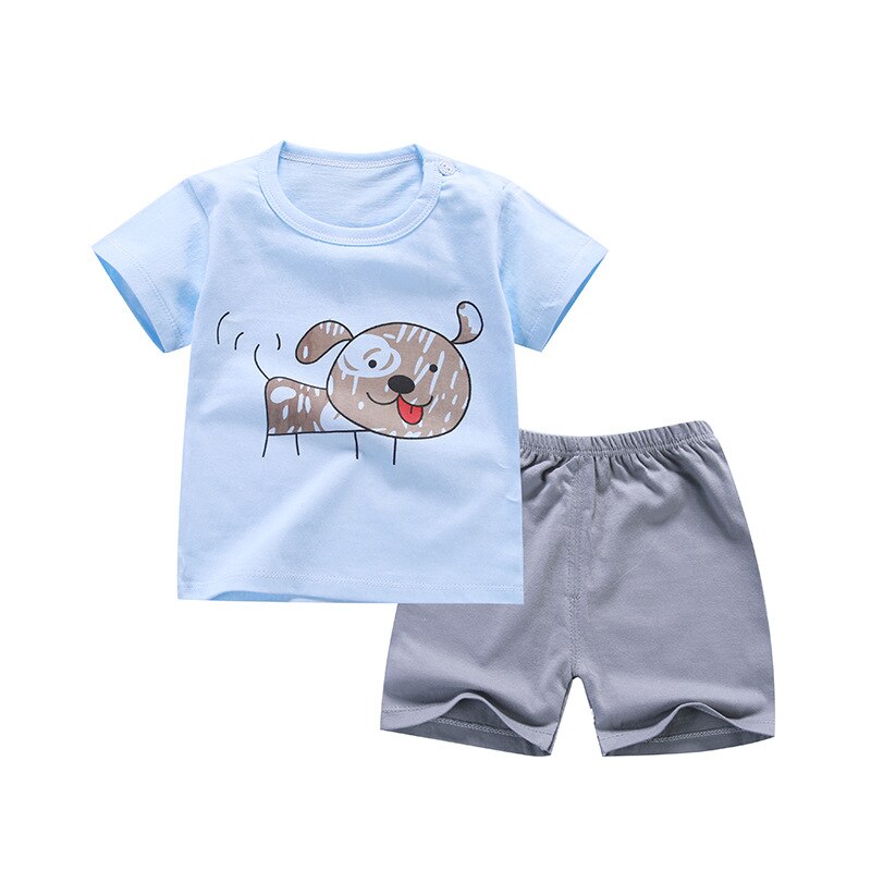 2018 Summer Girls Clothing sets Children's clothing Girl Short sleeve T-shirt + Pant Fashion Style New Arrival Kids clothes