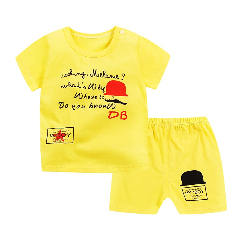 2018 Summer Girls Clothing sets Children's clothing Girl Short sleeve T-shirt + Pant Fashion Style New Arrival Kids clothes