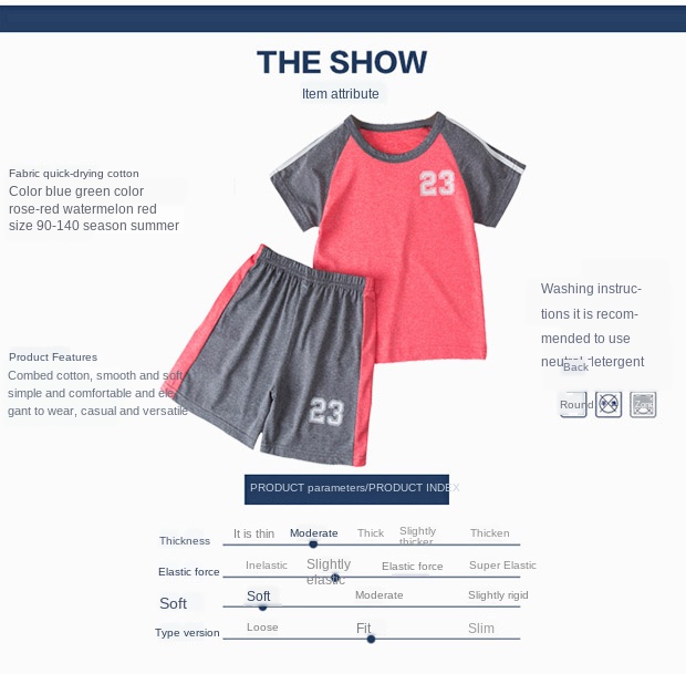 Hot Sale Brand Boys Clothing Children Summer Boys Clothes Cartoon Kids Boy Clothing Set T-shit+Pants Cotton