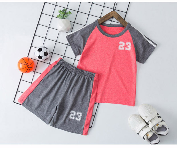 Hot Sale Brand Boys Clothing Children Summer Boys Clothes Cartoon Kids Boy Clothing Set T-shit+Pants Cotton