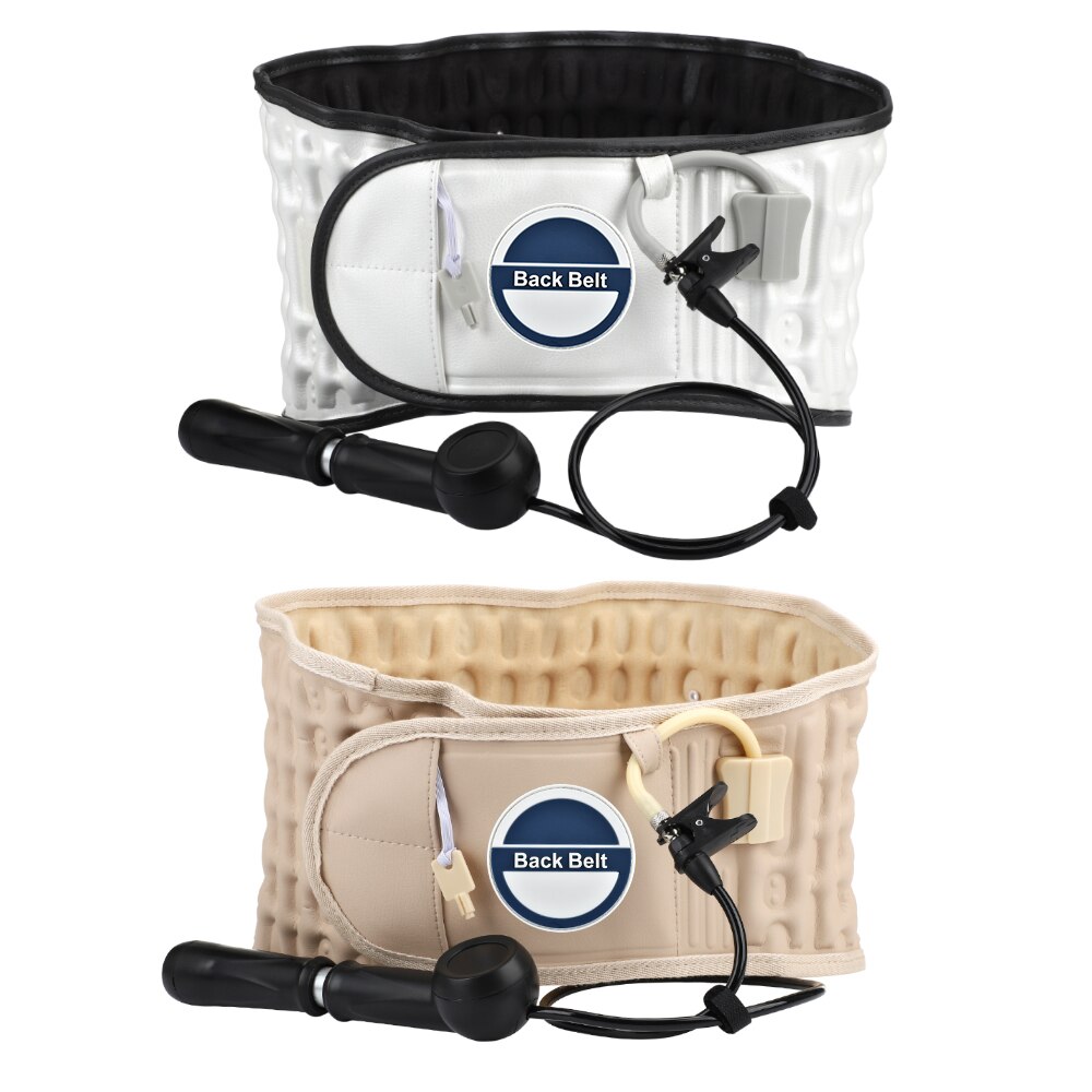 Lumbar Decompression Waist Belt Disc Herniation Correct Spinal Air Traction Support Belt Back Pain Relief Waist Massage Brace Lumbar Decompression Waist Belt Disc Herniation Correct Spinal Air Traction Support Belt Back Pain Relief Waist Massage Brace