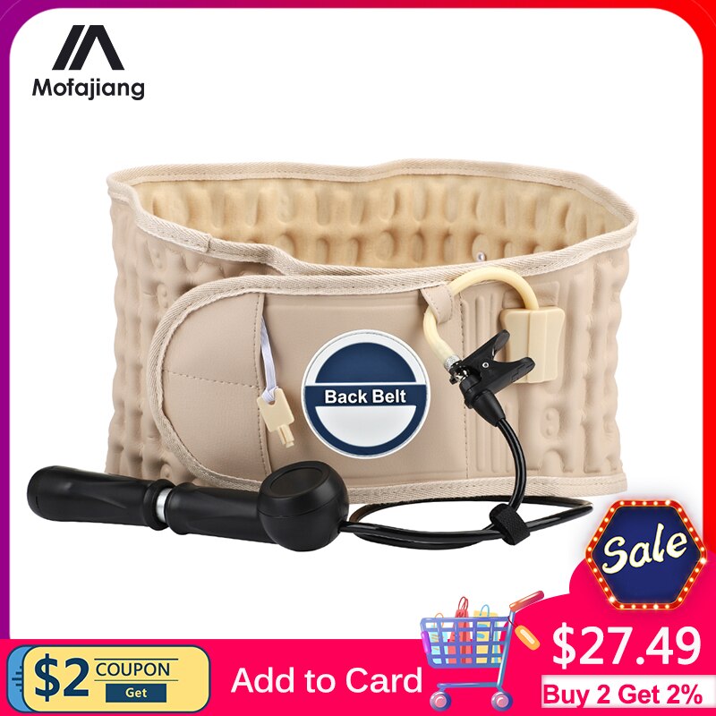 Lumbar Decompression Waist Belt Disc Herniation Correct Spinal Air Traction Support Belt Back Pain Relief Waist Massage Brace Lumbar Decompression Waist Belt Disc Herniation Correct Spinal Air Traction Support Belt Back Pain Relief Waist Massage Brace