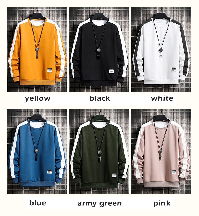 Men's Basic Long Sleeve Sweatshirt Men's Basic Long Sleeve Sweatshirt