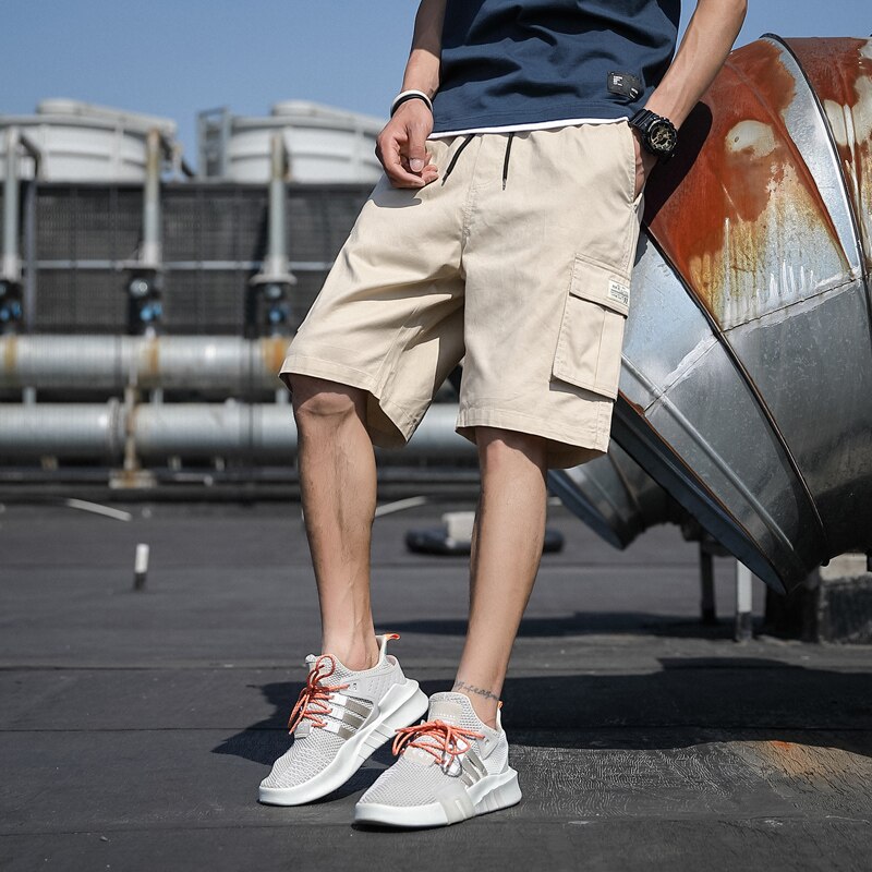 Men's Plus Size Summer Cargo Shorts