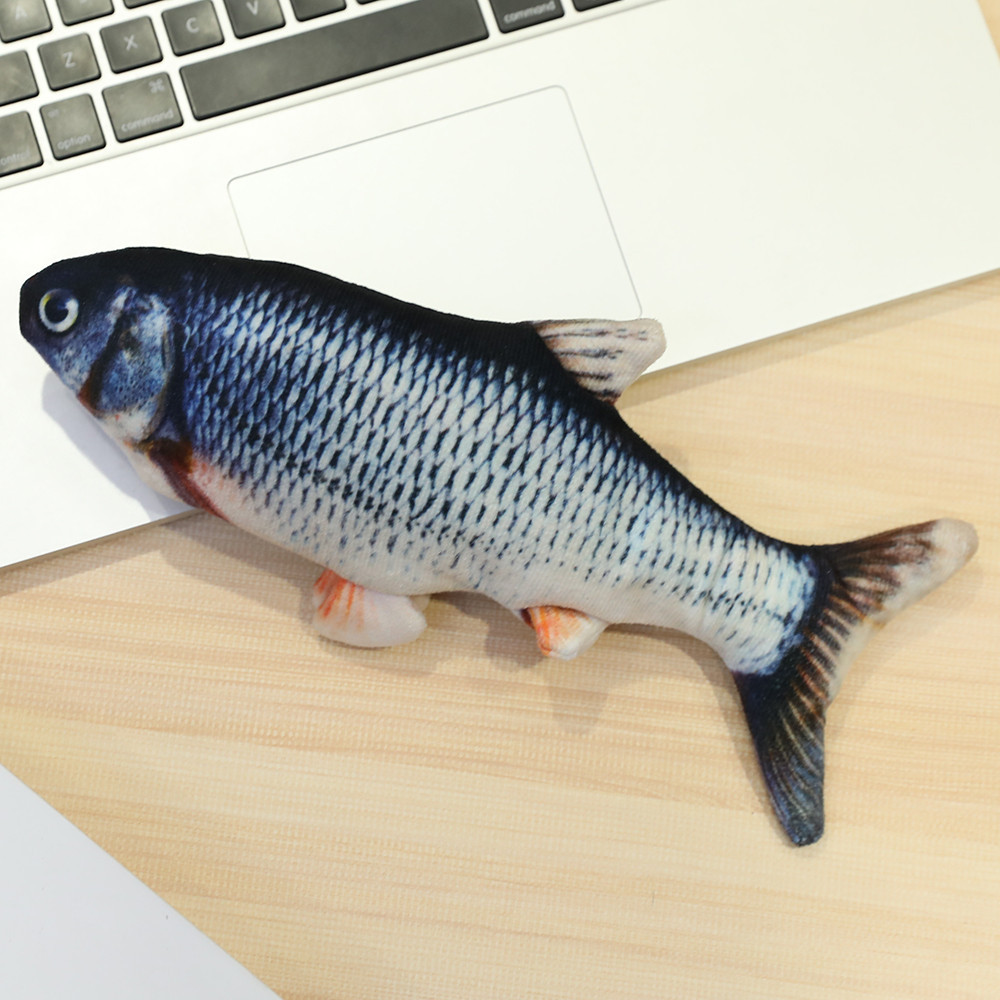 Electronic Pet Cat Toy Electric USB Charging Simulation Fish Toys for Dog Cat Chewing Playing Biting Supplies Dropshiping