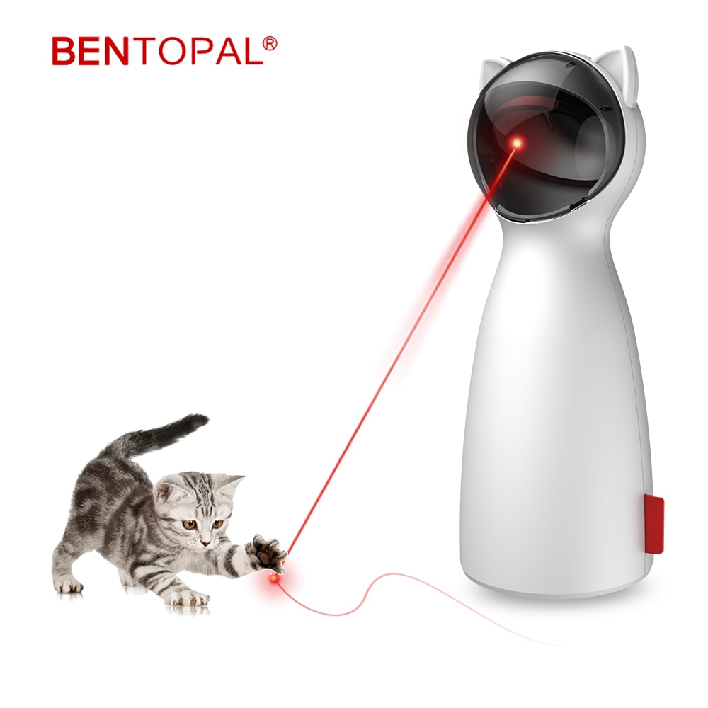 BENTOPAL- -Interactive Cat Laser Toy Pet Laser Pointer for Cats and Dogs Automatic Rotating Catch Training Smart Cat Toy Pet Toy BENTOPAL- -Interactive Cat Laser Toy Pet Laser Pointer for Cats and Dogs Automatic Rotating Catch Training Smart Cat Toy Pet Toy
