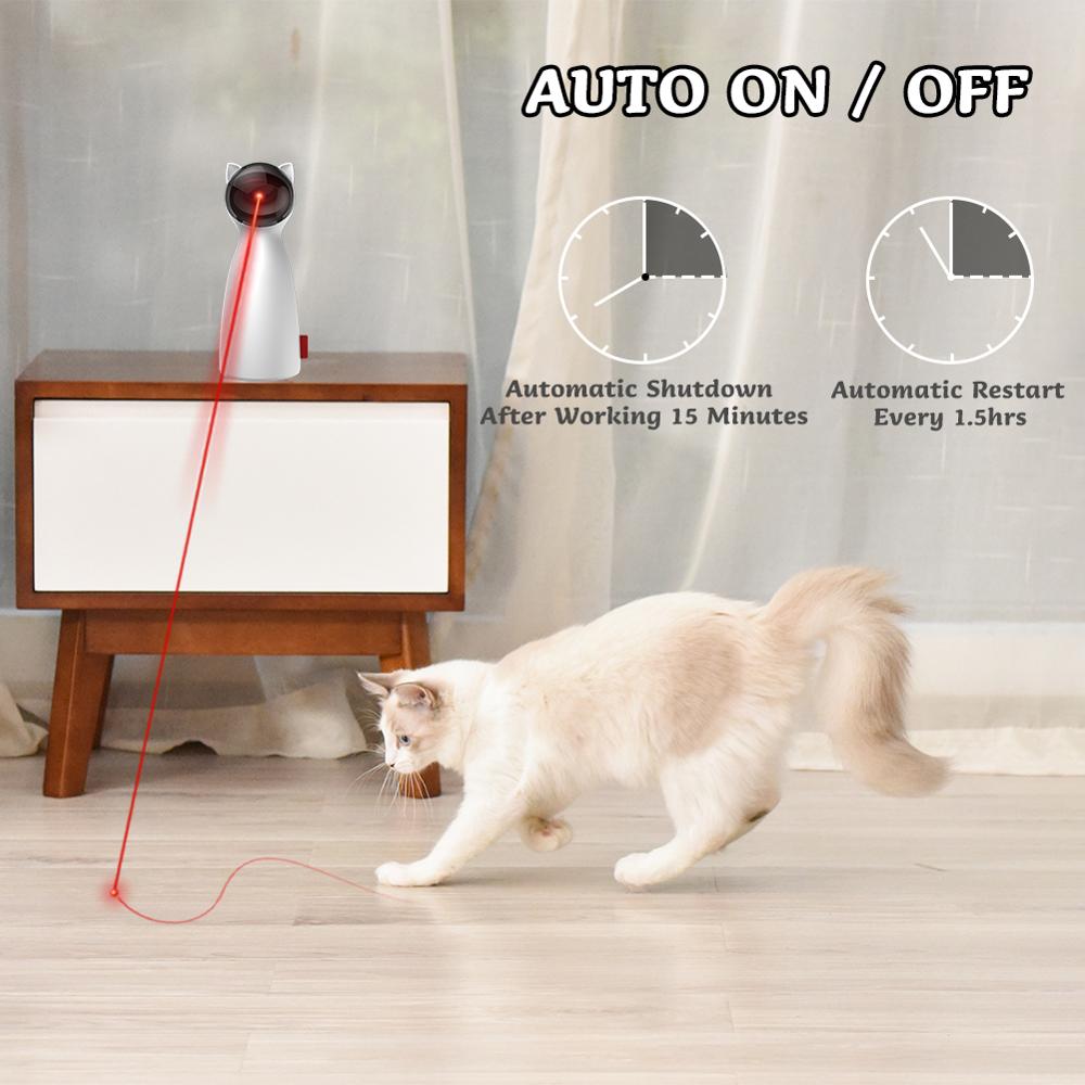 BENTOPAL- -Interactive Cat Laser Toy Pet Laser Pointer for Cats and Dogs Automatic Rotating Catch Training Smart Cat Toy Pet Toy BENTOPAL- -Interactive Cat Laser Toy Pet Laser Pointer for Cats and Dogs Automatic Rotating Catch Training Smart Cat Toy Pet Toy