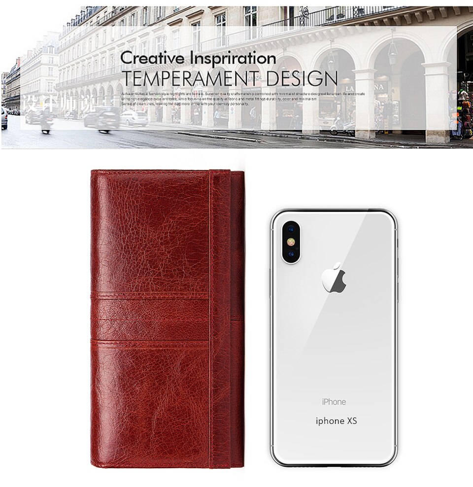 Women's Genuine Leather Long Purse Women's Genuine Leather Long Purse