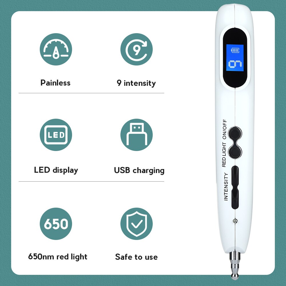 Electric Acupuncture Pen Accupunture Massage Pen Meridians Laser Therapy Meridian Energy Pen Relief Pain Health Care Chargeable Electric Acupuncture Pen Accupunture Massage Pen Meridians Laser Therapy Meridian Energy Pen Relief Pain Health Care Chargeable