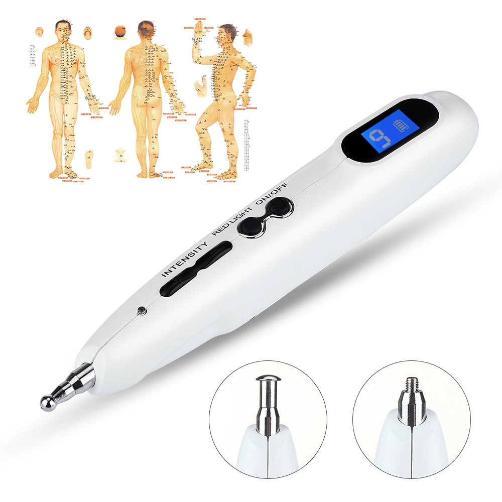 Electric Acupuncture Pen Accupunture Massage Pen Meridians Laser Therapy Meridian Energy Pen Relief Pain Health Care Chargeable Electric Acupuncture Pen Accupunture Massage Pen Meridians Laser Therapy Meridian Energy Pen Relief Pain Health Care Chargeable