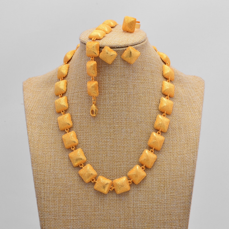 New Ethiopian Dubai Gold Color jewelry Sets Wedding Women Necklaces Earrings Jewelry Sets Eritrean Jewellery Gifts New Ethiopian Dubai Gold Color jewelry Sets Wedding Women Necklaces Earrings Jewelry Sets Eritrean Jewellery Gifts
