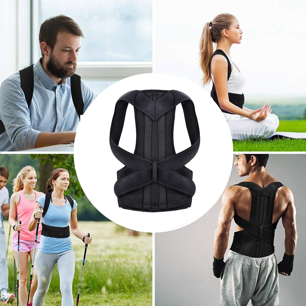 Adjustable Posture Corrector Back Support Shoulder Back Brace Posture Correction Spine Postural Corrector Health Fixer Tape Adjustable Posture Corrector Back Support Shoulder Back Brace Posture Correction Spine Postural Corrector Health Fixer Tape