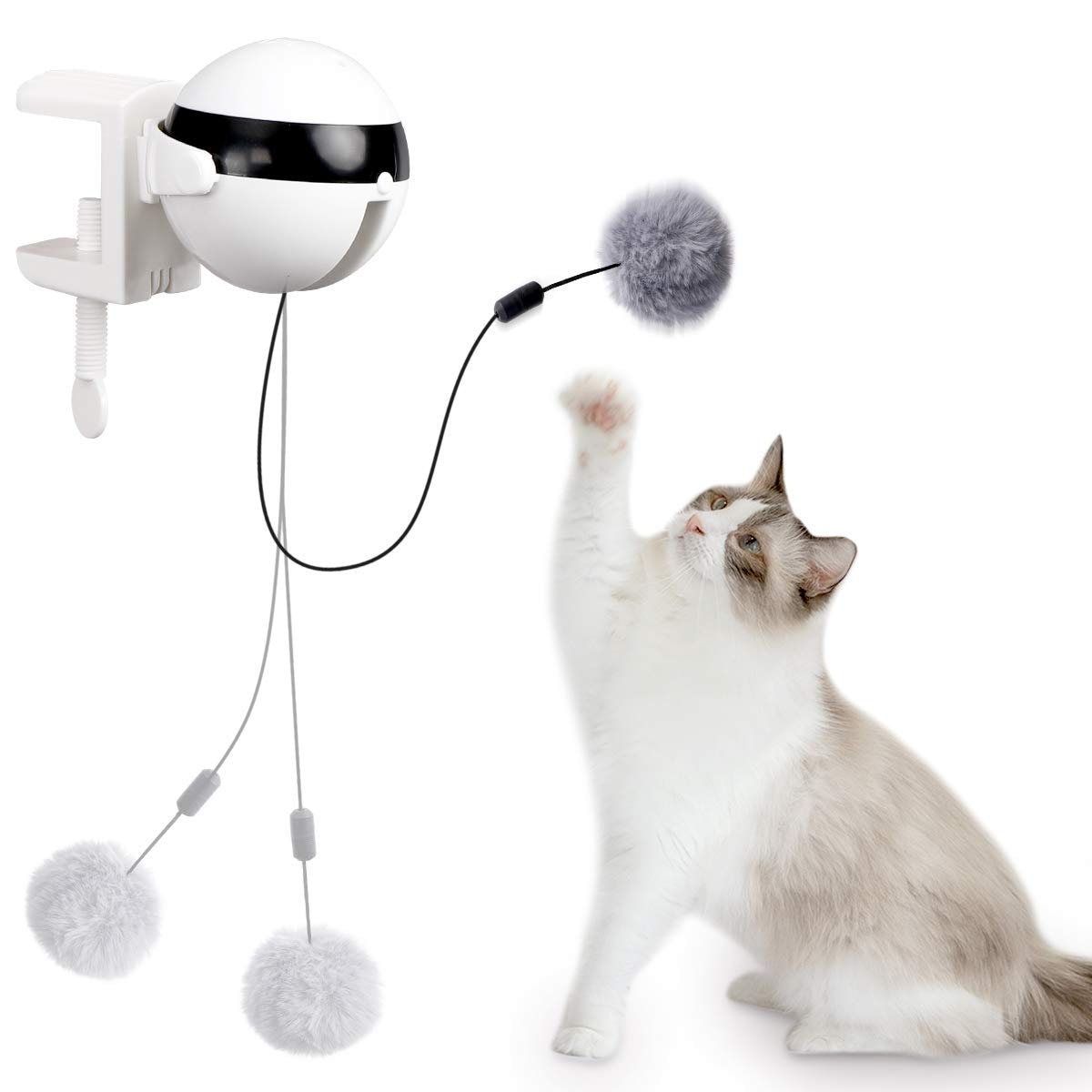Automatic Cat Toy Ball Electric Lifting Interactive Self Playing Teaser Puzzle Smart Pet Cat Ball Toys Supplies for Cats Kitten Automatic Cat Toy Ball Electric Lifting Interactive Self Playing Teaser Puzzle Smart Pet Cat Ball Toys Supplies for Cats Kitten