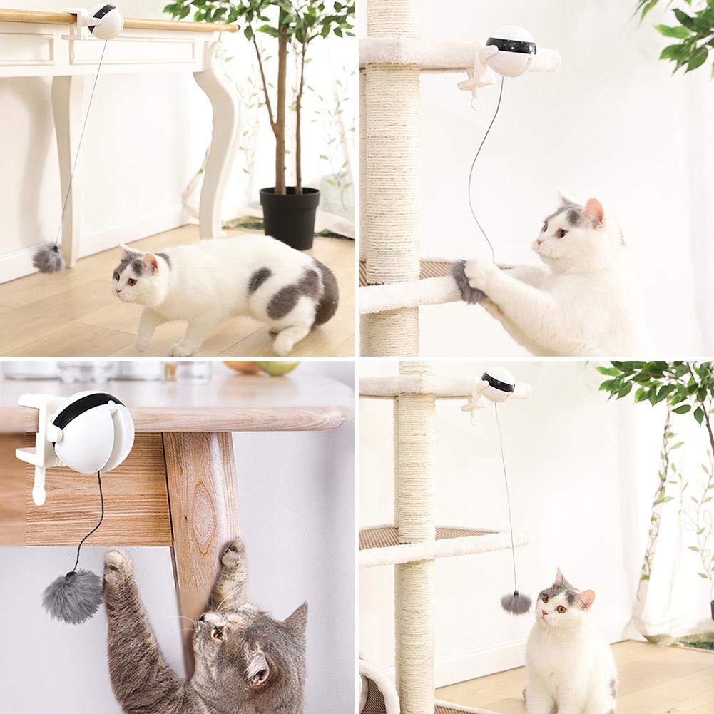 Automatic Cat Toy Ball Electric Lifting Interactive Self Playing Teaser Puzzle Smart Pet Cat Ball Toys Supplies for Cats Kitten Automatic Cat Toy Ball Electric Lifting Interactive Self Playing Teaser Puzzle Smart Pet Cat Ball Toys Supplies for Cats Kitten