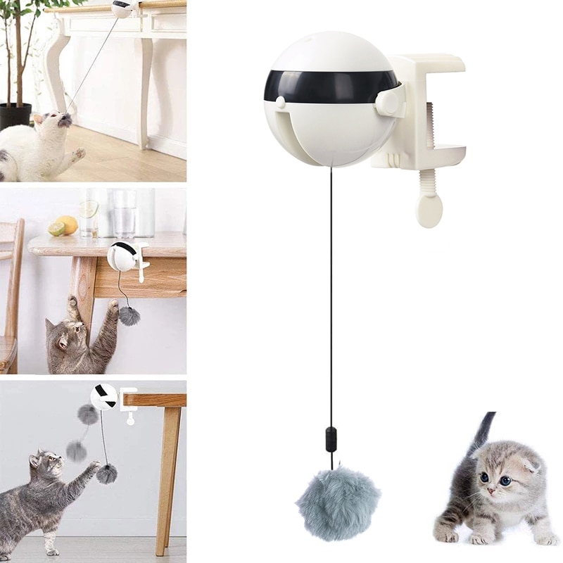 Automatic Cat Toy Ball Electric Lifting Interactive Self Playing Teaser Puzzle Smart Pet Cat Ball Toys Supplies for Cats Kitten Automatic Cat Toy Ball Electric Lifting Interactive Self Playing Teaser Puzzle Smart Pet Cat Ball Toys Supplies for Cats Kitten