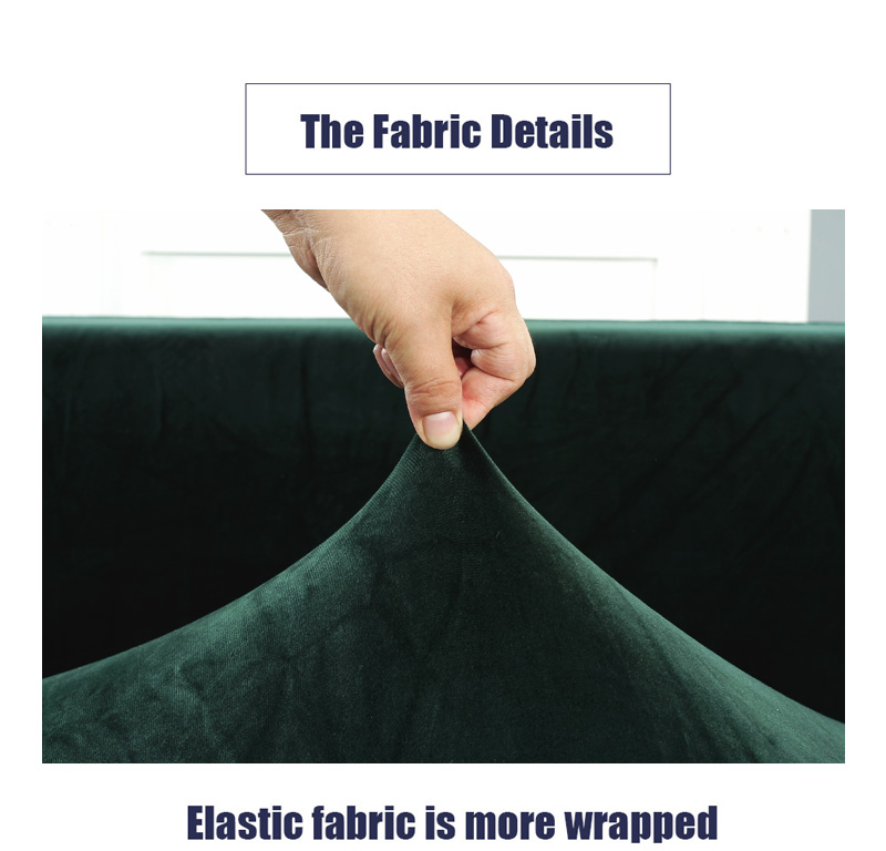 Plush Sofa Cover Velvet Elastic Leather Corner Sectional For Living Room Couch Covers Set Armchair Cover L Shape Seat Slipcovers