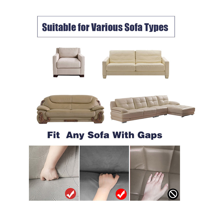 Plush Sofa Cover Velvet Elastic Leather Corner Sectional For Living Room Couch Covers Set Armchair Cover L Shape Seat Slipcovers