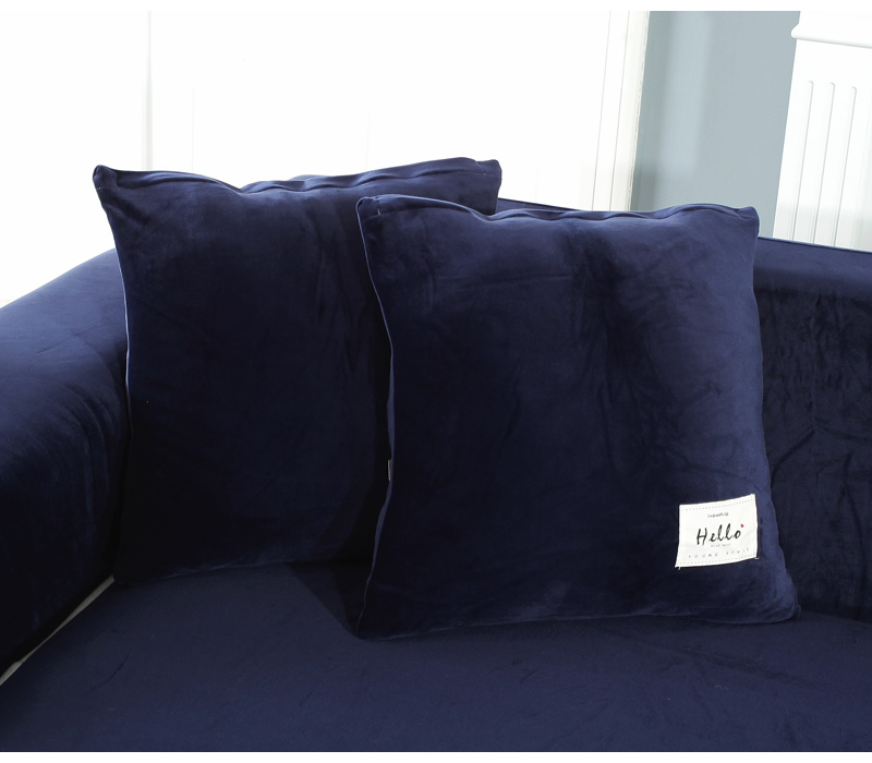 Plush Sofa Cover Velvet Elastic Leather Corner Sectional For Living Room Couch Covers Set Armchair Cover L Shape Seat Slipcovers