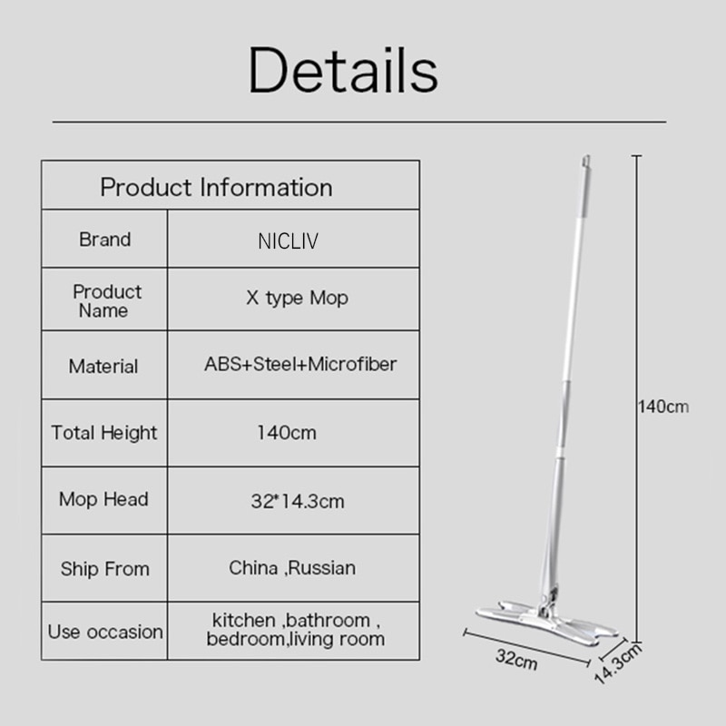 X-type Floor Mop with 3pcs Reusable Microfiber Pads 360 Degree Flat Mop for Home Replace Hand-free Wash Household Cleaning Tools X-type Floor Mop with 3pcs Reusable Microfiber Pads 360 Degree Flat Mop for Home Replace Hand-free Wash Household Cleaning Tools