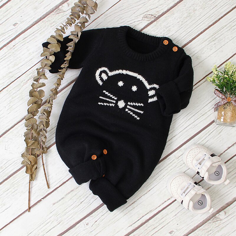 Autumn Cute Infant Baby Knitted Bear Romper Newborn Infant Baby Boy Girl Long Sleeve Rompers Jumpsuit Outfits Clothes Autumn Cute Infant Baby Knitted Bear Romper Newborn Infant Baby Boy Girl Long Sleeve Rompers Jumpsuit Outfits Clothes