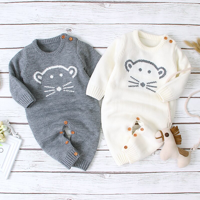 Autumn Cute Infant Baby Knitted Bear Romper Newborn Infant Baby Boy Girl Long Sleeve Rompers Jumpsuit Outfits Clothes Autumn Cute Infant Baby Knitted Bear Romper Newborn Infant Baby Boy Girl Long Sleeve Rompers Jumpsuit Outfits Clothes