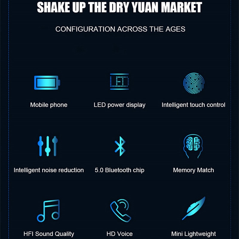 Alatour F9 Wireless Headphones 2000mAh power bank Bluetooth 5.0 Earphones Sport LED digital display Headset Charging box Alatour F9 Wireless Headphones 2000mAh power bank Bluetooth 5.0 Earphones Sport LED digital display Headset Charging box