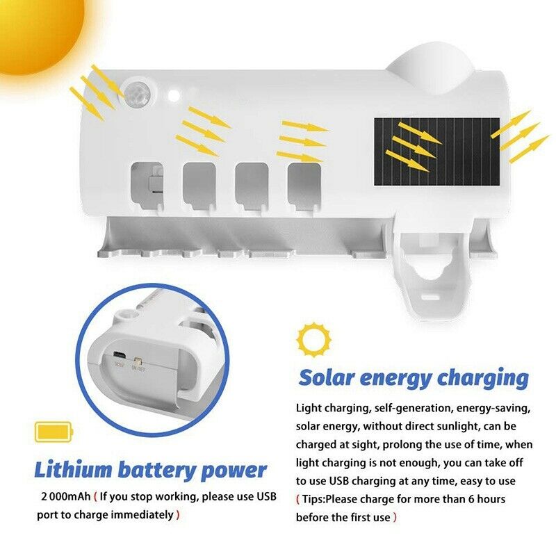 Automatic Toothpaste Dispenser Toothbrush Holder Storage Rack Wall Mount Holder Bathroom Accessories Toothpaste Squeezer Set Automatic Toothpaste Dispenser Toothbrush Holder Storage Rack Wall Mount Holder Bathroom Accessories Toothpaste Squeezer Set