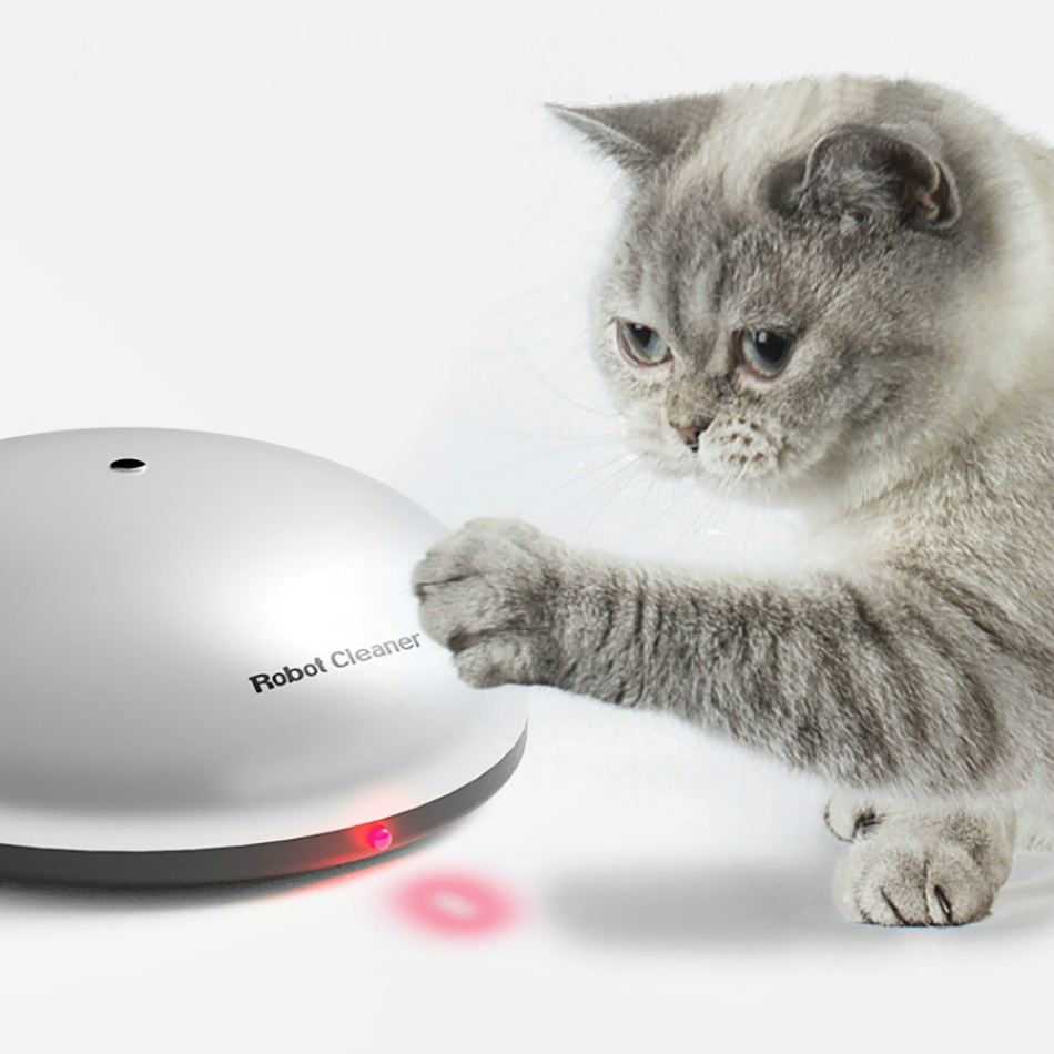 Electric Smart Cat Toy Interactive Sweeping Robot Play Toy For Kitten Cat Laser Pointer Teaser Game Pet Toy Automatic Rotate Electric Smart Cat Toy Interactive Sweeping Robot Play Toy For Kitten Cat Laser Pointer Teaser Game Pet Toy Automatic Rotate