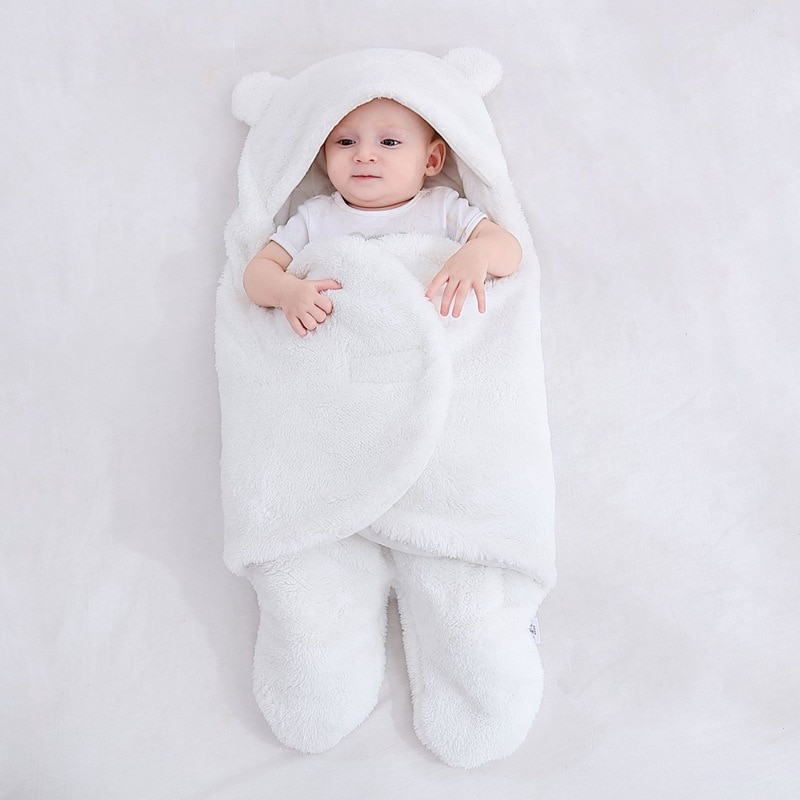 Baby Sleeping Bag Ultra-Soft Fluffy Fleece Newborn Receiving Blanket Infant Boys Girls Clothes Sleep Nursery Wrap Swaddle Baby Sleeping Bag Ultra-Soft Fluffy Fleece Newborn Receiving Blanket Infant Boys Girls Clothes Sleep Nursery Wrap Swaddle