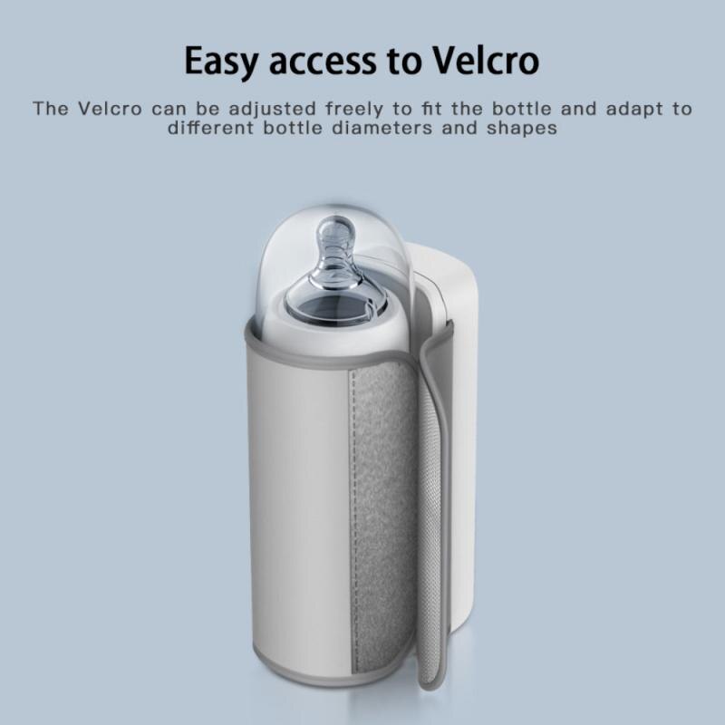 Outdoor Portable Milk Bottle Warmer USB Rechargeable Bottle Warmer Milk Heating Thermostat Liquid Keep Warm Stroller Accessories