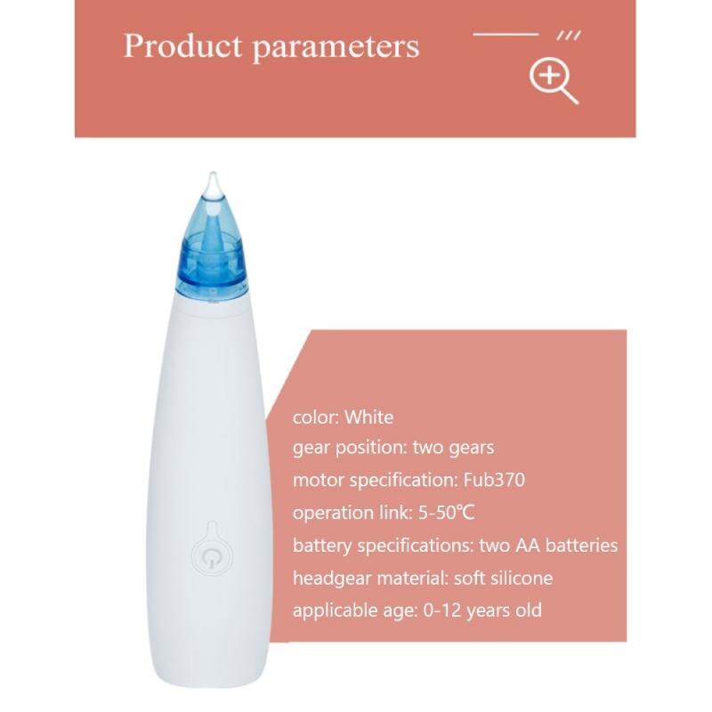 Baby Nasal Aspirator Electric Safe Hygienic Nose Cleaner Silicone Snot Sucker For Newborn Infant Toddler Child Kid 2 Adjustment Baby Nasal Aspirator Electric Safe Hygienic Nose Cleaner Silicone Snot Sucker For Newborn Infant Toddler Child Kid 2 Adjustment