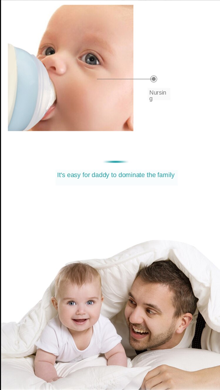 Baby PPSU Glass PP Bottle Three Materials Wide-bore Quick Flush Anti-colic Newborn Milk Training Feeding Accessories Water